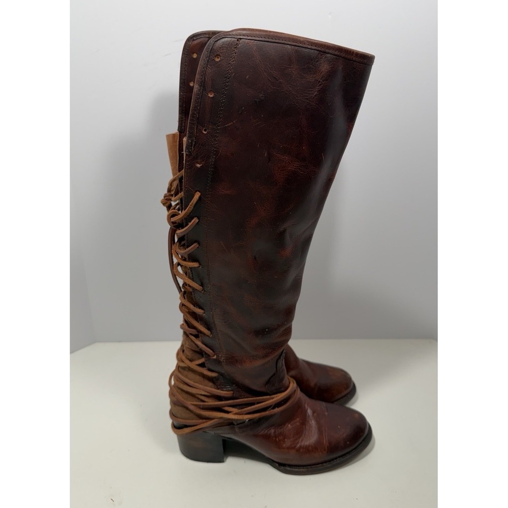 Freebird‎ FB Coal Size 9 Womens Brown 19" Tall Riding Boots